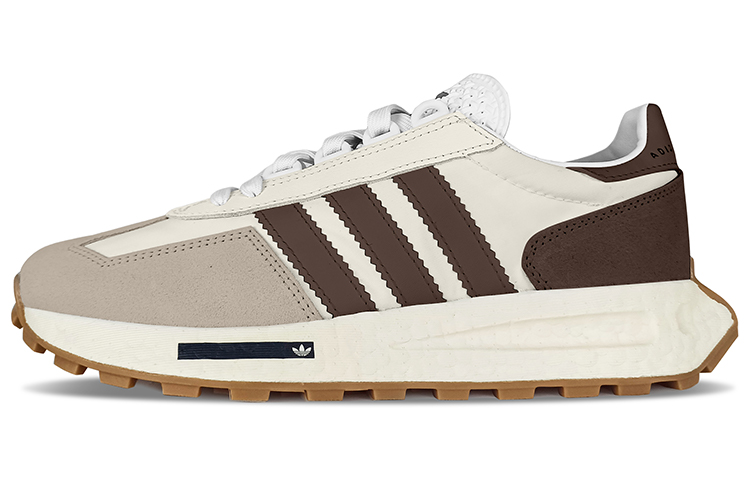 

Adidas Originals Ретропи E5 Лоу-топ повседневные беговые кроссовки унисекс бежево-коричневые - тёмно-коричневые, цвет Dark Brown