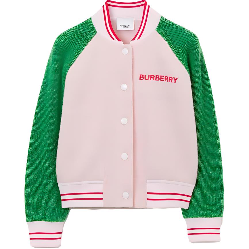 

Детская куртка Burberry, морозно-розовая