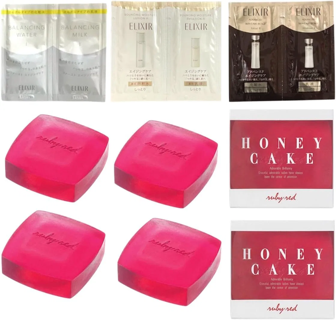 Мыло Shiseido Honecake Ruby Red, прозрачное, 750 г