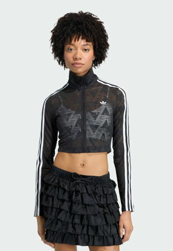 Классическая тренировочная куртка firebird для легкой атлетики Adidas Originals, Black