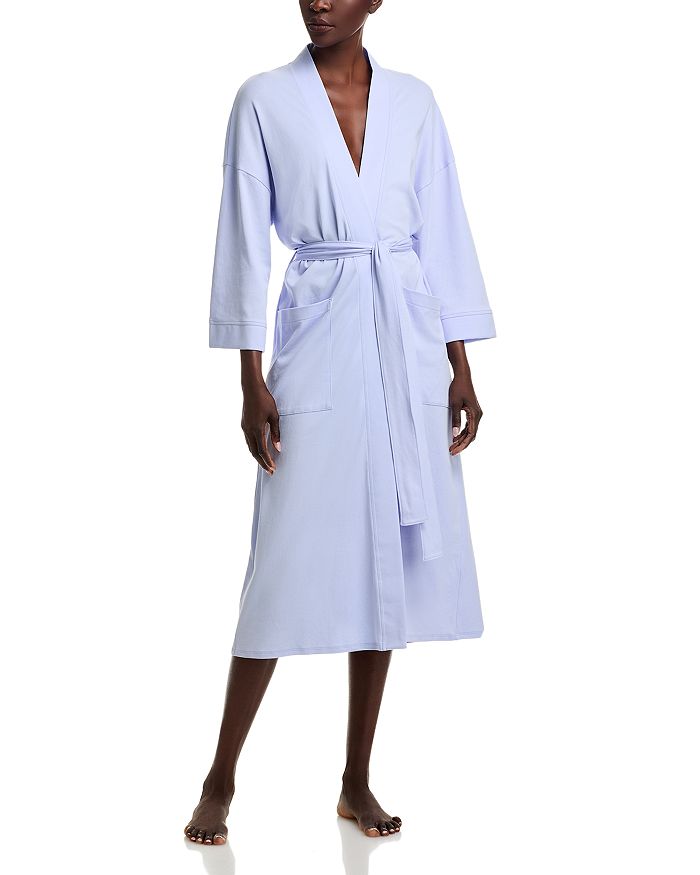 

Льняной халат Eileen Fisher, синий