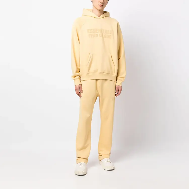 

Худи Essentials с логотипом и принтом Fear Of God Essentials, светло-желтый