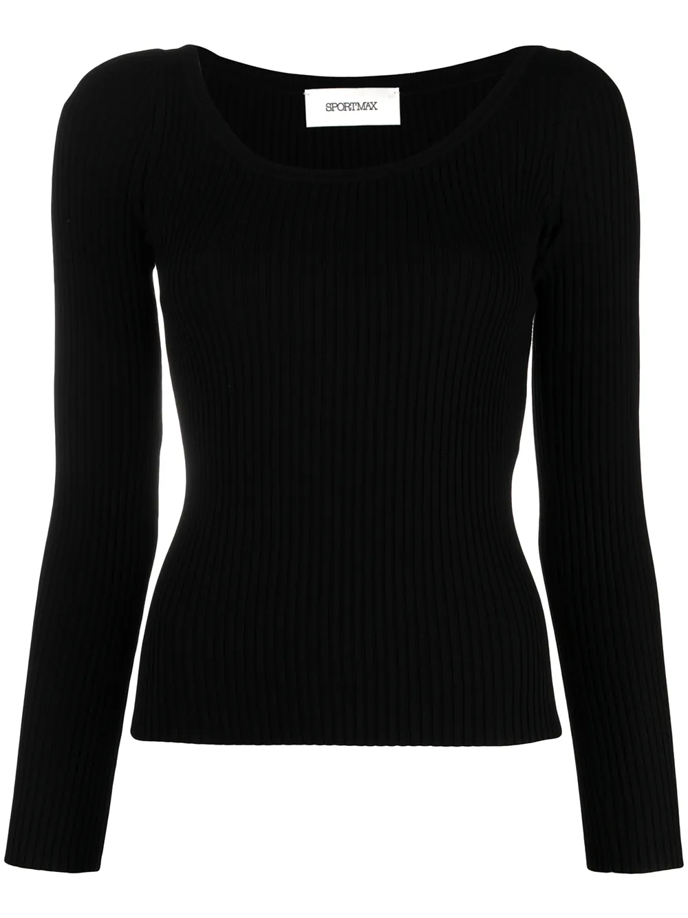 

Джемпер в рубчик SPORTMAX, черный