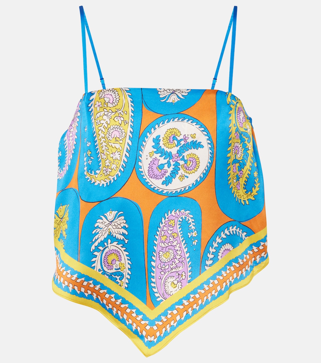 

Топ с принтом Flores Alémais, Tangerine