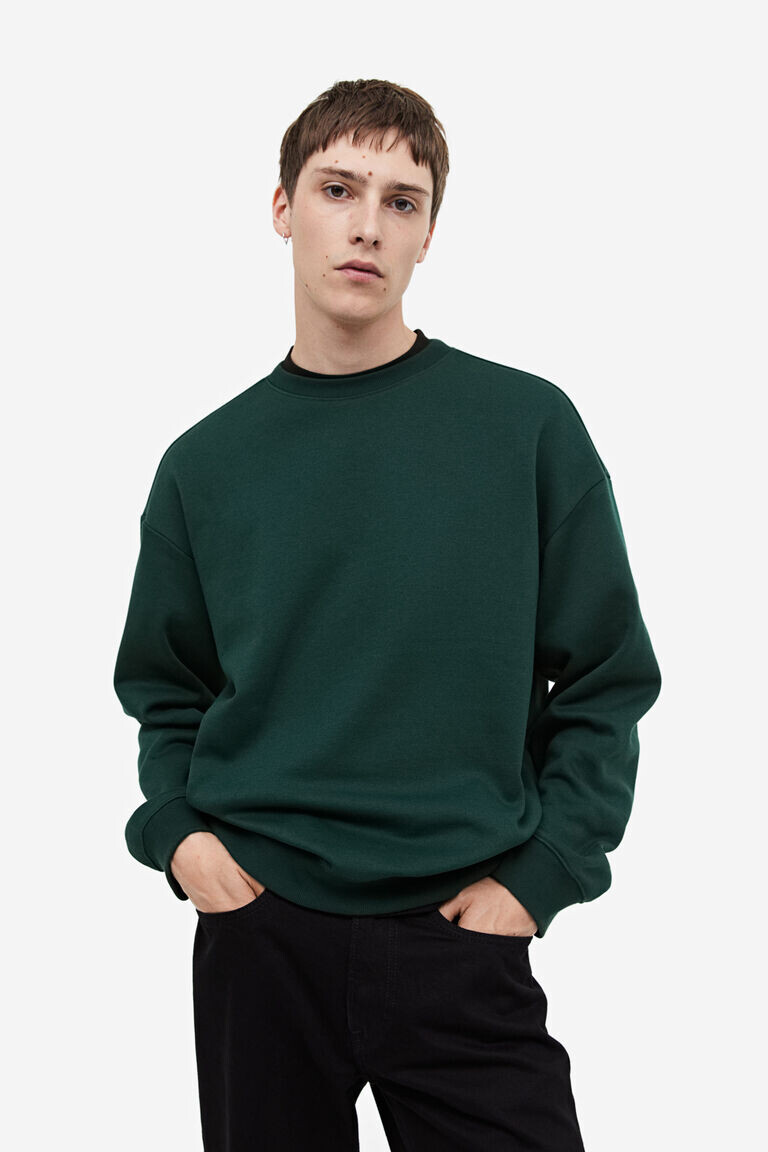 

Толстовка свободного кроя H&M, зеленый