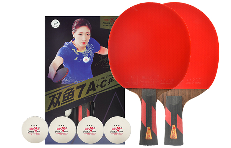 

Ракетка для пинг-понга DOUBLE FISH, shakehand grip+penhold grip