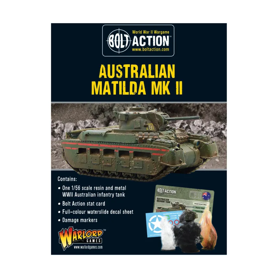 

Австралийский танк Матильда МК 2, Bolt Action - Australian (28mm)