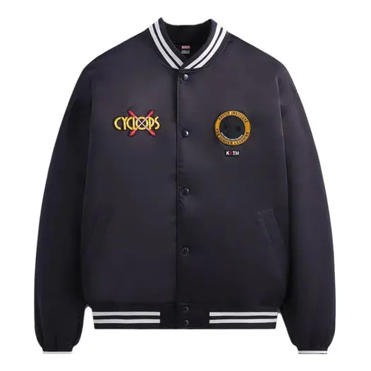 

Куртка for x-men cyclops satin bomber jacket 'ink' Kith, черный