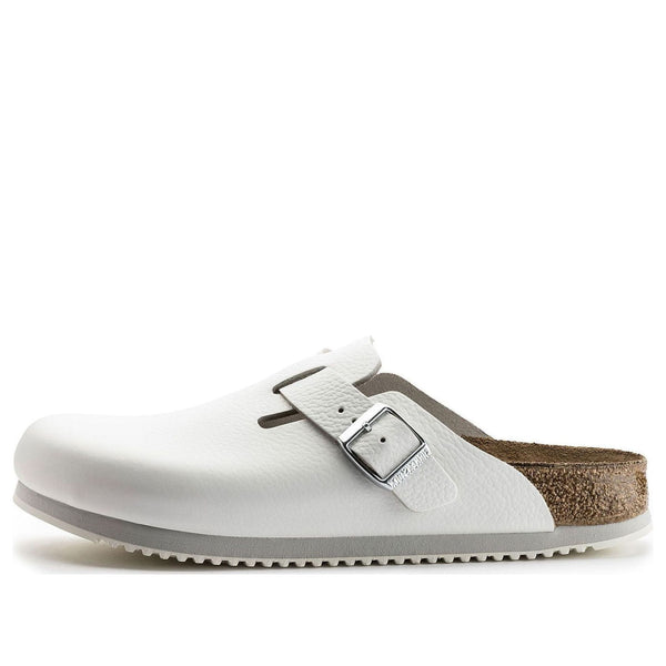 

Кроссовки boston super grip leather narrow fit 'white' Birkenstock, белый