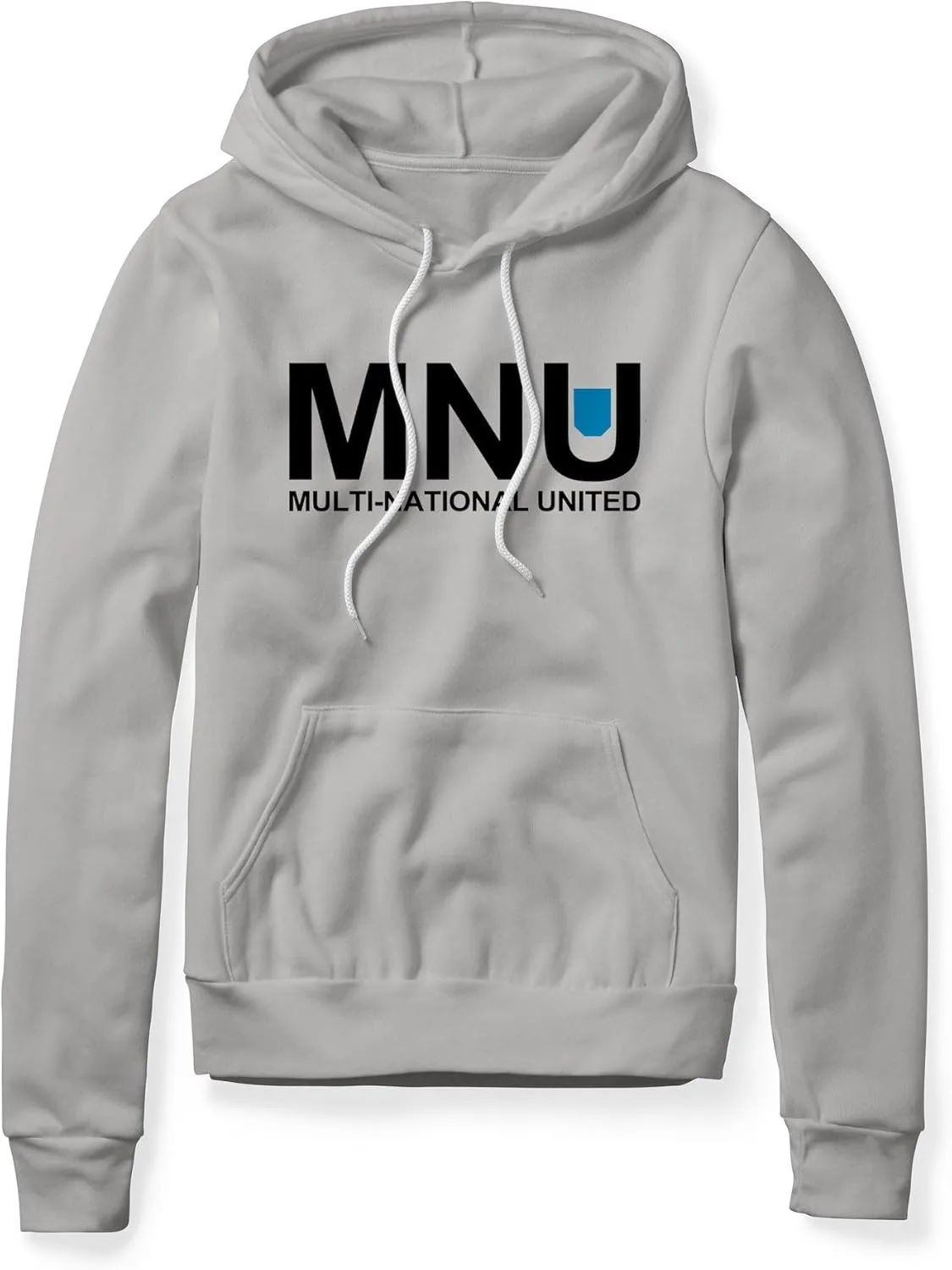 Толстовка с капюшоном MNU Logo: District 9 Movie Generic, серый