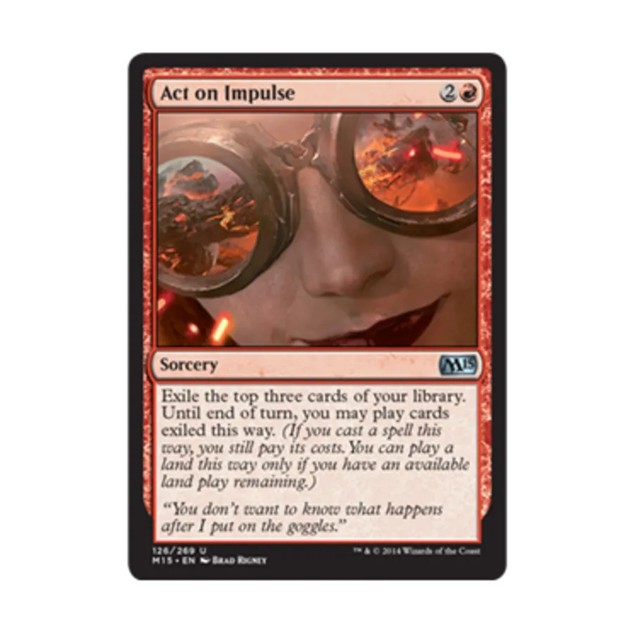 

CCG Действуйте импульсивно (U), MTG - Magic 2015