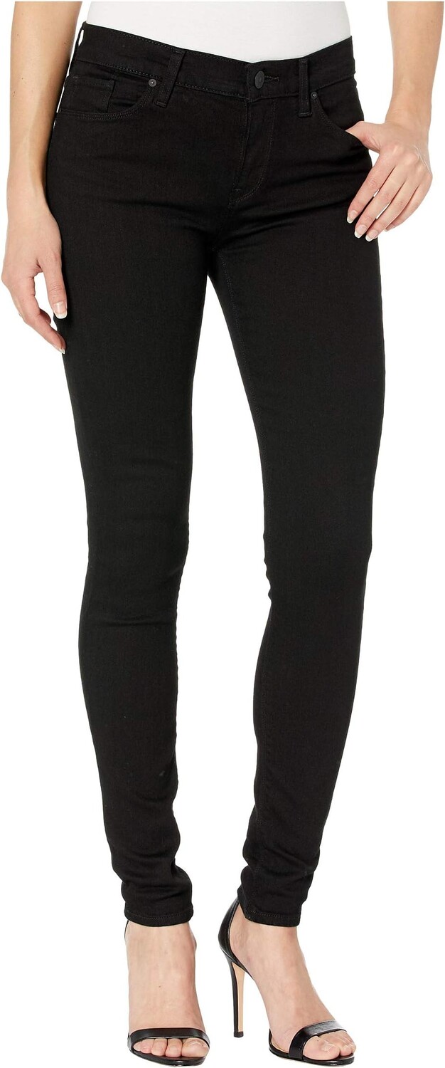 

Джинсы Nico Mid-Rise Super Skinny in Black Hudson Jeans, черный