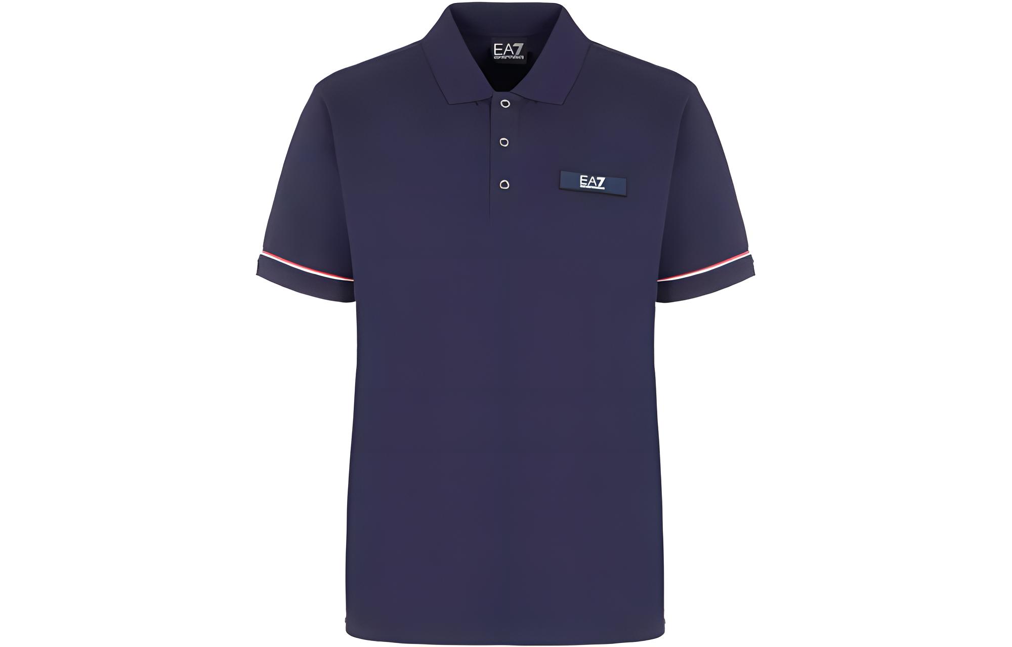 

EMPORIO ARMANI Футболка-поло EA7 SS23 мужская темно-синяя, Синий, EMPORIO ARMANI Футболка-поло EA7 SS23 мужская темно-синяя