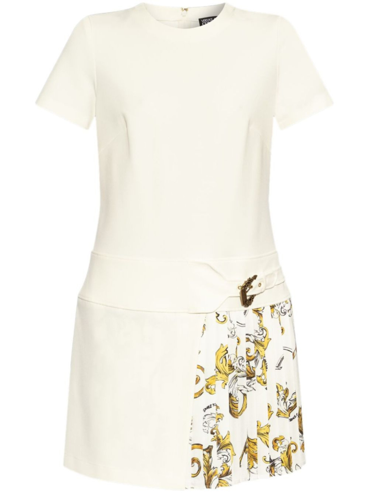 

Versace Jeans Couture платье мини со вставками, белый