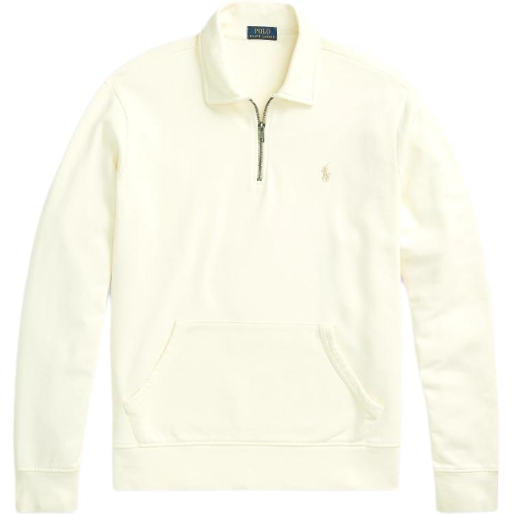 

Полузастёгивающийся свитер Polo Ralph Lauren, кремовый