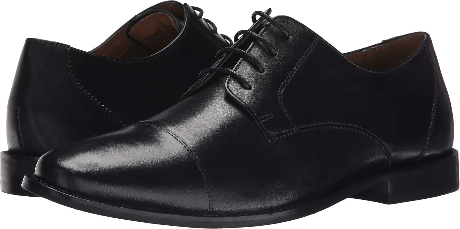 Мужские оксфорды Florsheim Montinaro с носком-капиной, черный — фото 2