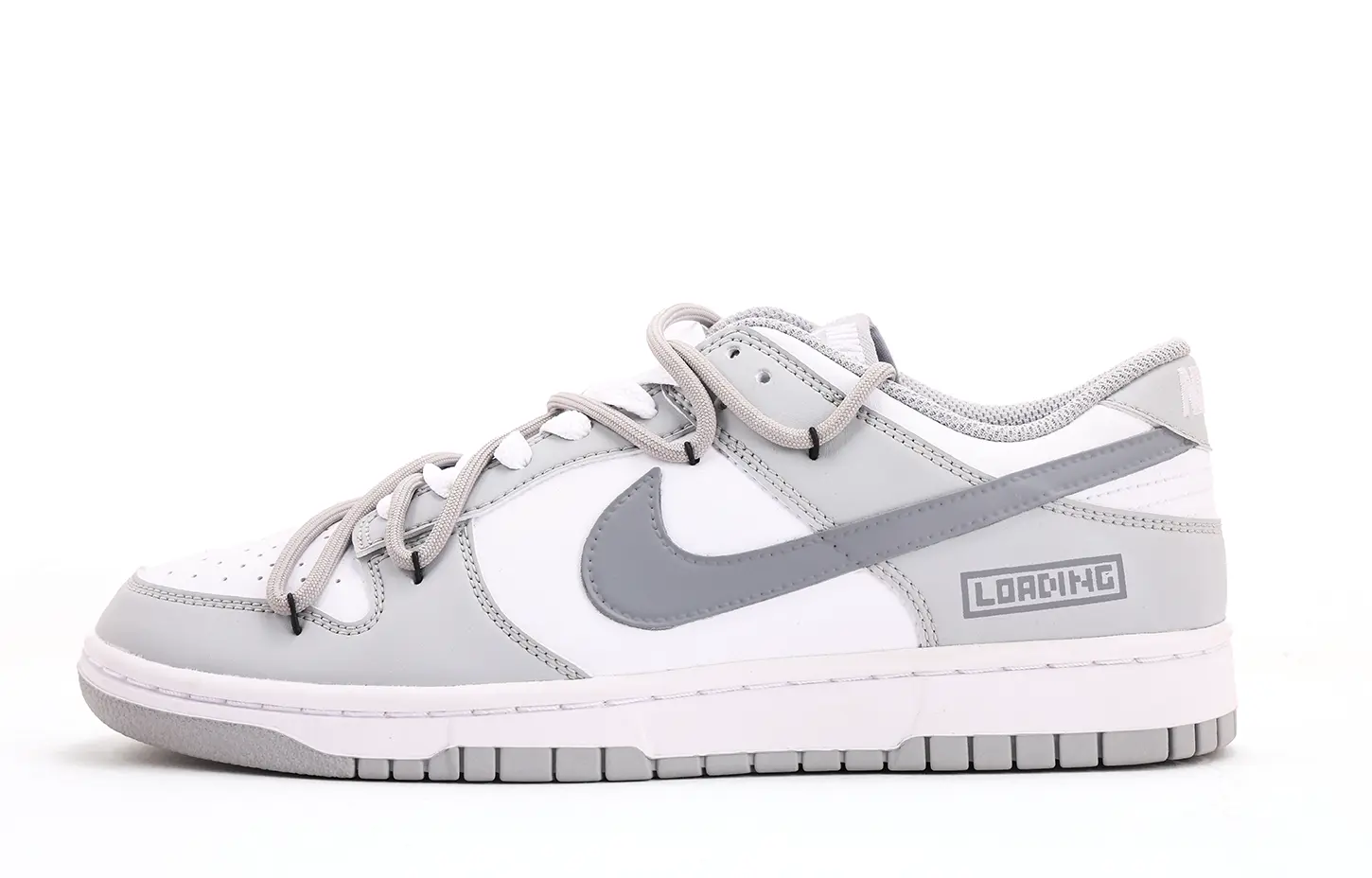 

Nike Данк Коверидж нескользящие и устойчивые к истиранию лоу-топ скейтборд кроссовки унисекс белый серый - белый, цвет White