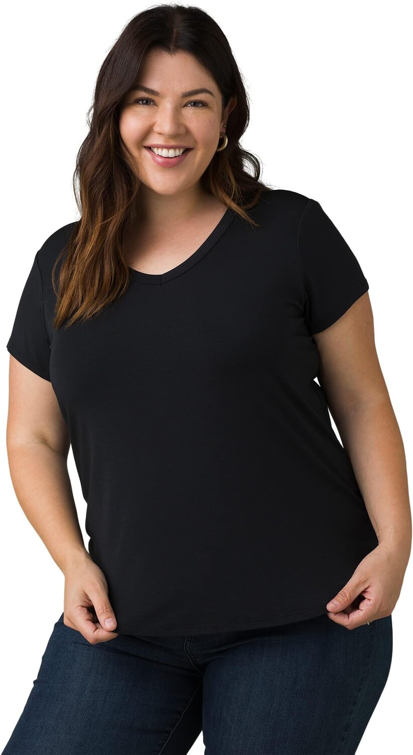 

Рубашка Prana Plus Size Foundation 365 V, черный