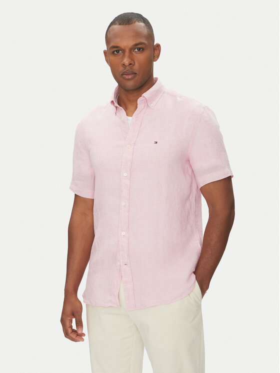 

Рубашка обычного кроя MW0MW35207 Tommy Hilfiger, розовый