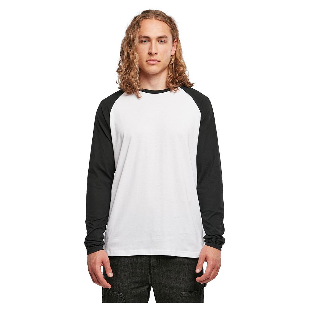 

Футболка Build Your Brand Contrast Raglan, белый