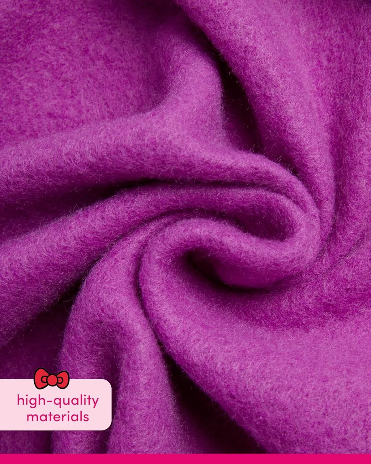 Детский спортивный костюм Hello Kitty, 2 предмета: худи и карго-штаны, Striking Purple — фото 4