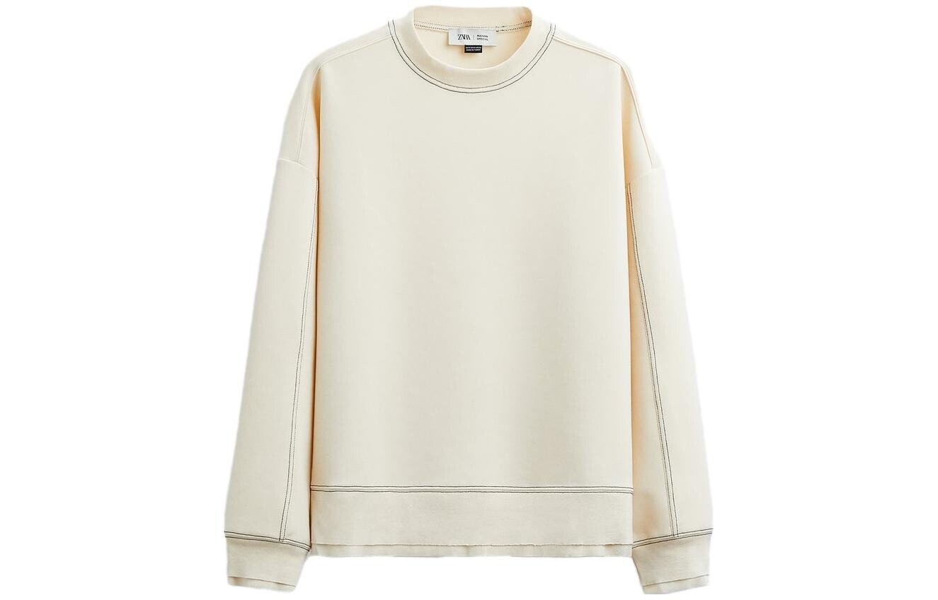 

Толстовка мужская белая Zara, белый