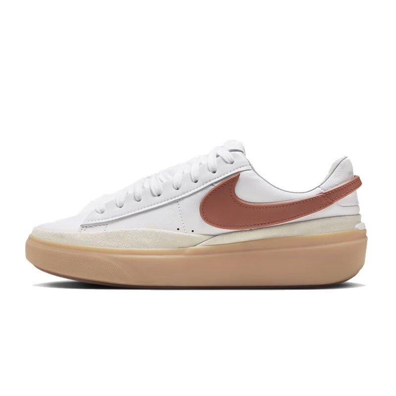 

Кроссовки Nike Blazer Lifestyle Shoes Unisex Low-top White/Brown, белый/желтый