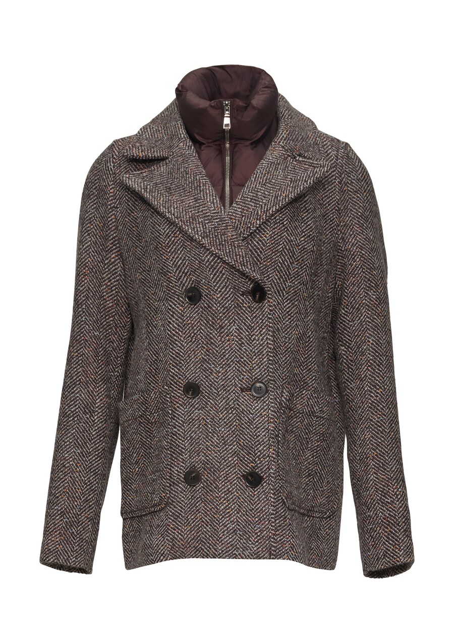 

Короткое пальто s.Oliver Between-Seasons Coat, цвет aubergine