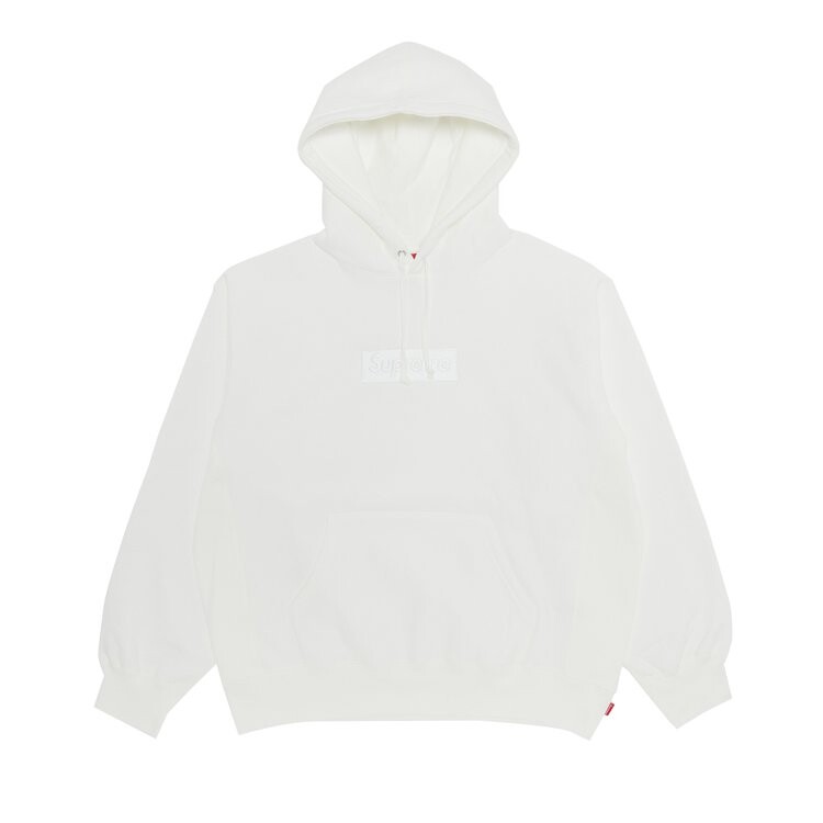 

Толстовка Supreme Box Logo Hooded 'White', белый