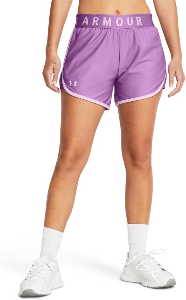 

Женские шорты Under Armour Play Up 5", (560) Provence Purple/Purple Ace/Purple Ace