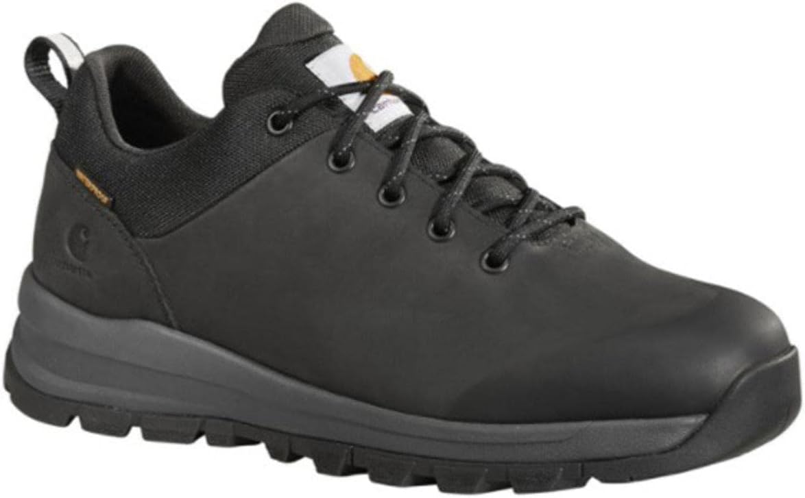 Carhartt мужские водонепроницаемые туфли-ходоки с 3" алюминиевым мысом и низким голенищем - легкие с верхом из кожи, Black Nubuck — фото 2