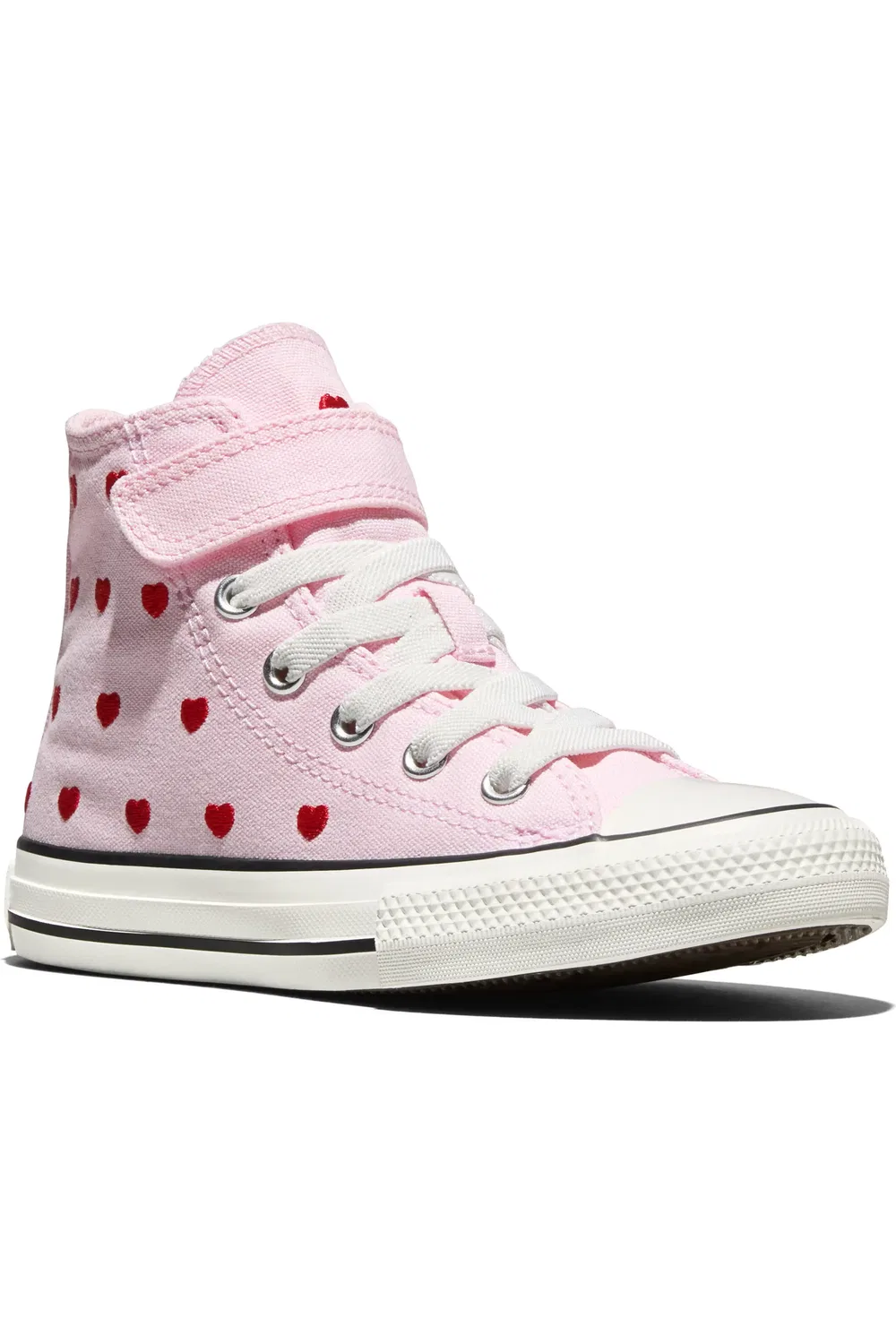 Кеды детские на шнуровке с регулируемым ремешком Chuck Taylor All Star 1V Converse, New Found Bloom/Vintage White