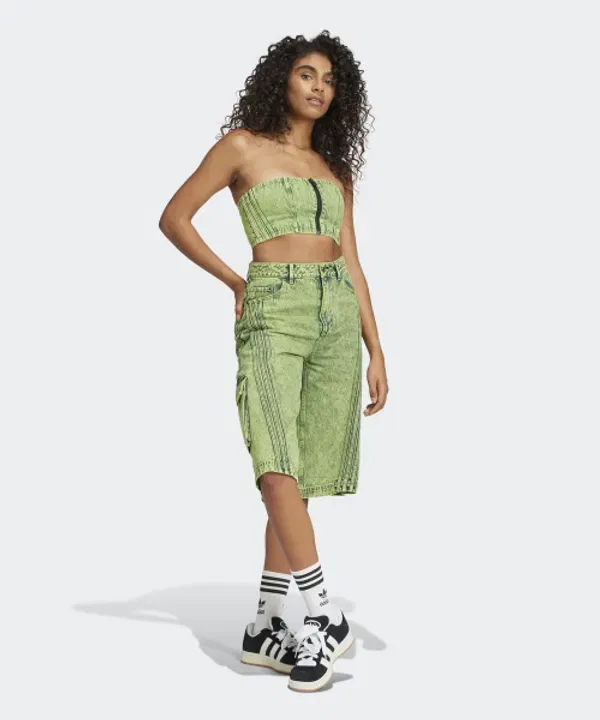 Топ-труба Adilenium 2 Adidas, лайм — фото 3
