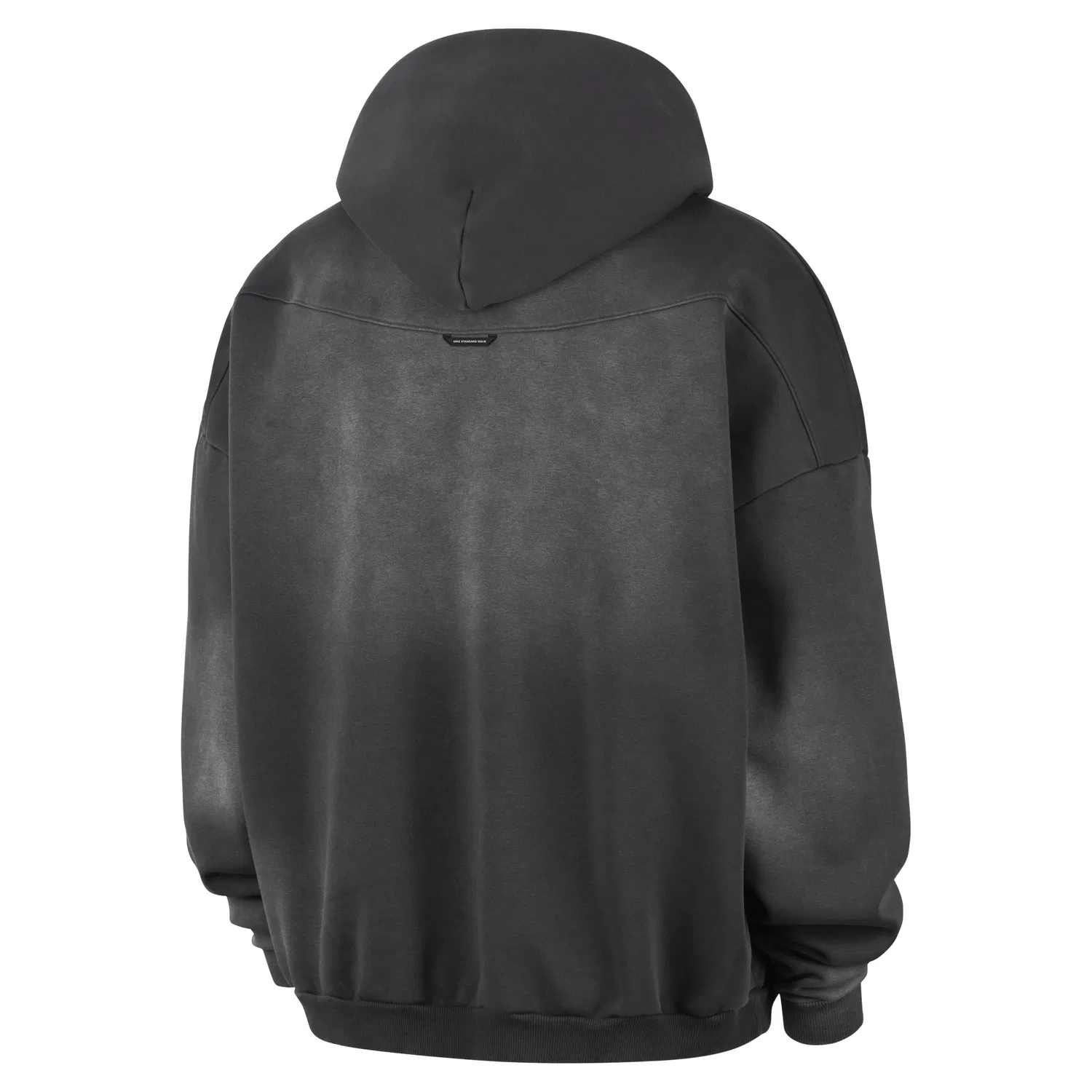 Мужское худи для баскетбола Detroit Pistons Standard Issue Therma-FIT Fleece Hoodie 'Dark Charcoal White' Nike, Dark Charcoal/White — фото 3