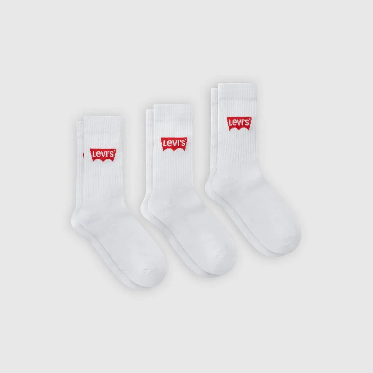 Обычные носки (3 шт.) Levi's, White