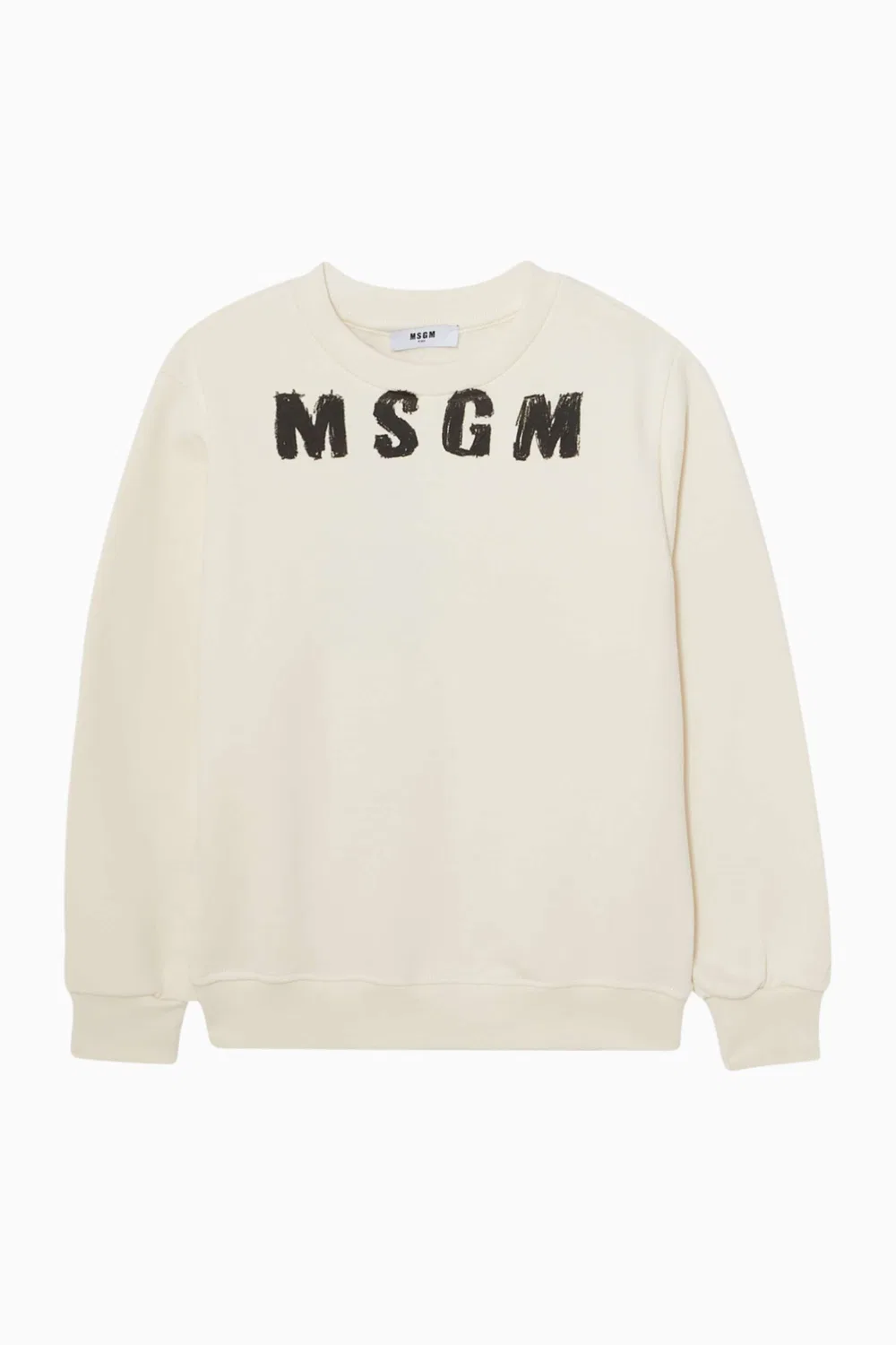 Свитшот с логотипом хлопковый MSGM, нейтральный