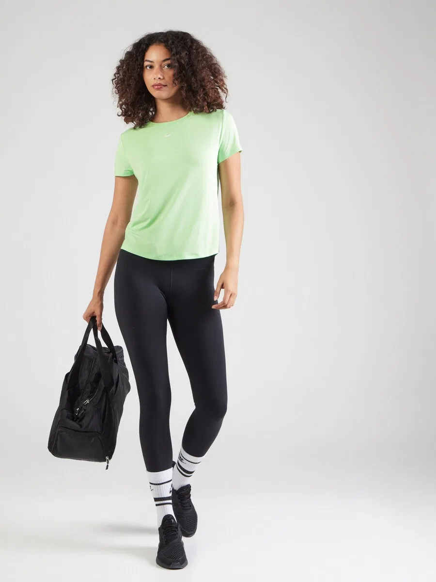 Спортивная футболка NIKE Performance Shirt 'One Classic' светло-зеленого цвета — фото 4
