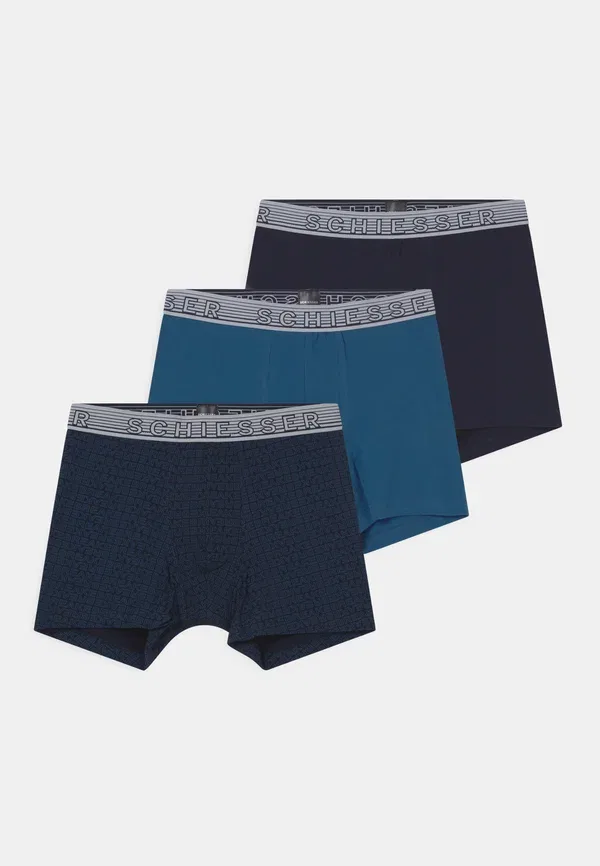 Трусы хлопковые 3er pack short trunks Schiesser, Multi-coloured, мультиколор