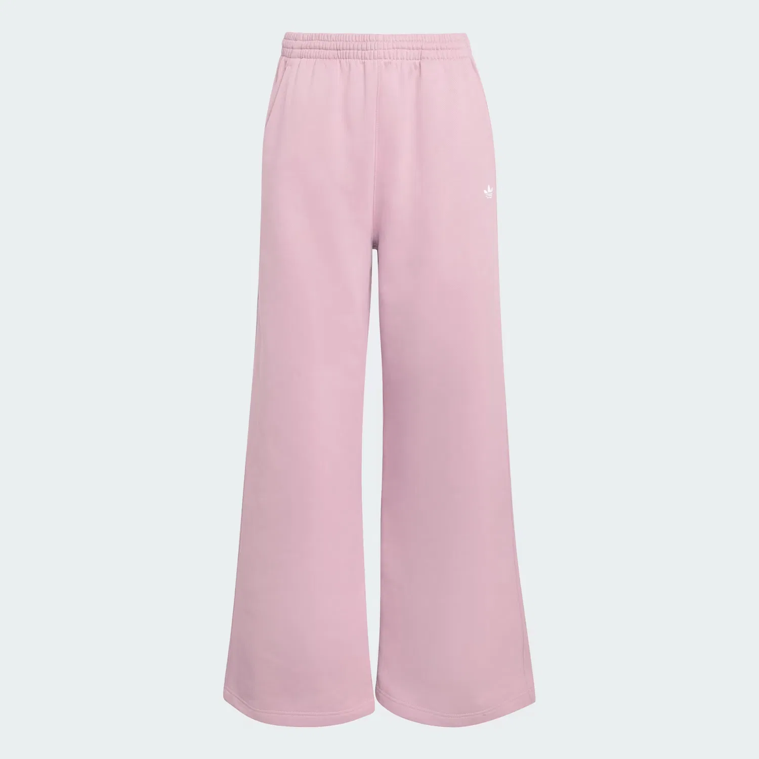 Женские широкие брюки из мягкого флиса Essentials Wide Leg Pant Fleece Adidas Originals, Magic Mauve — фото 4