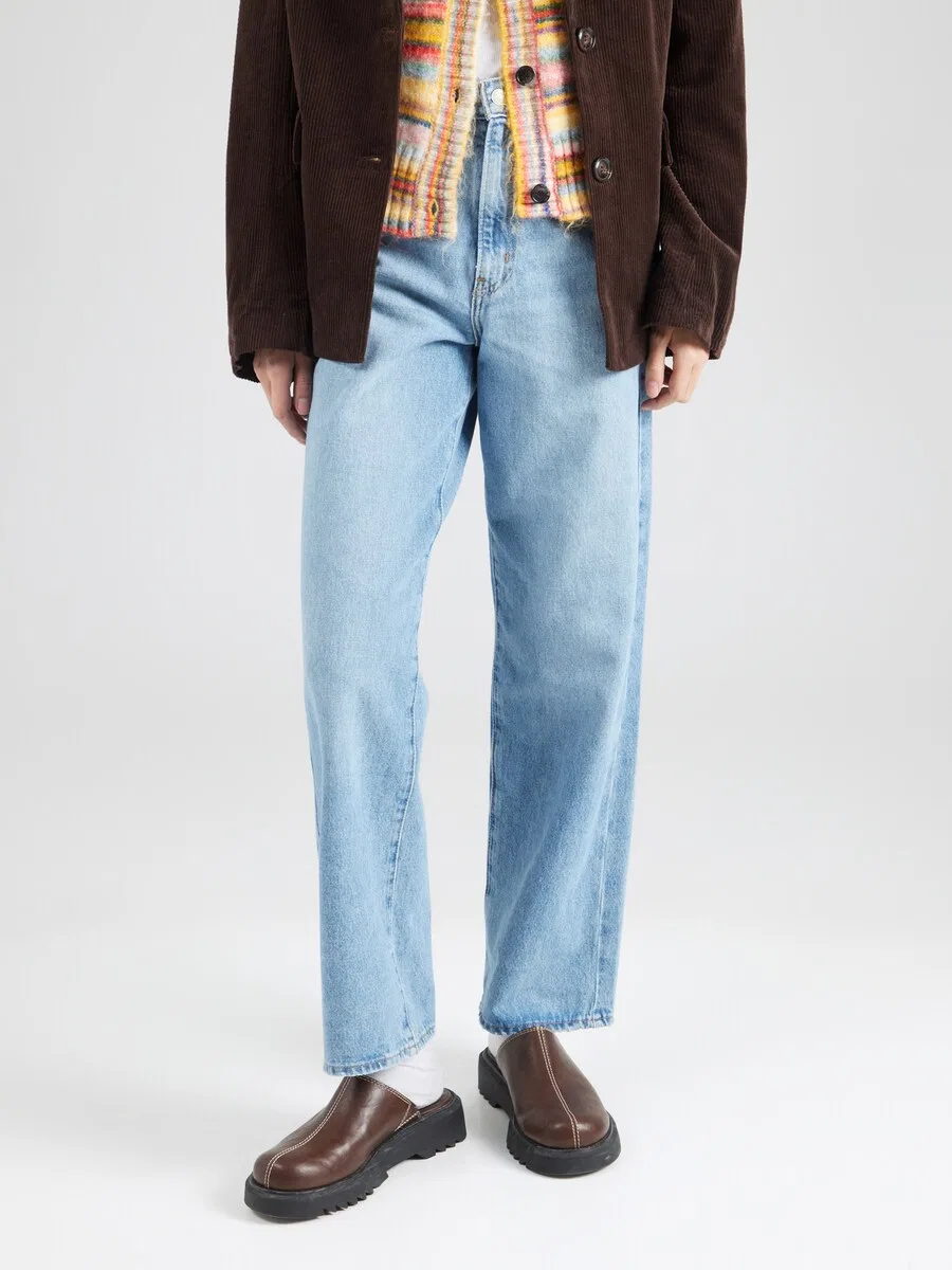 Джинсы LEVI'S с широкими штанинами, светло-голубые — фото 3