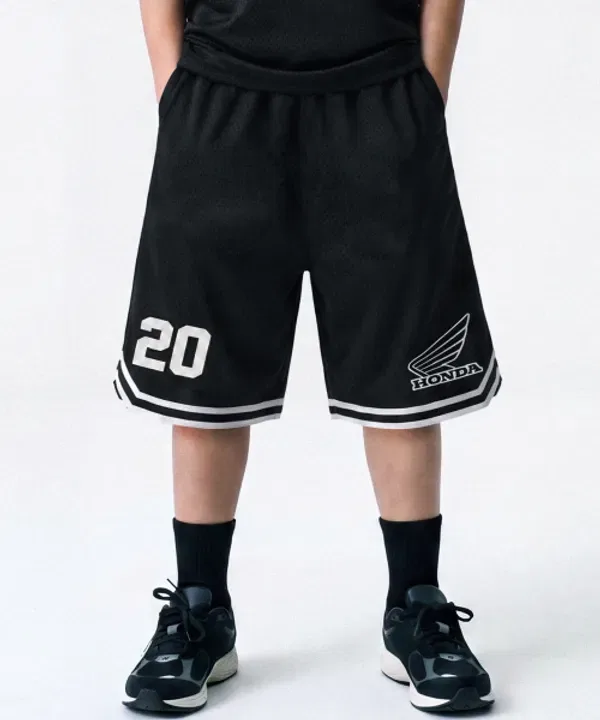 Шорты Kids Mesh Jersey, черный, Honda Motorcycle Apparel