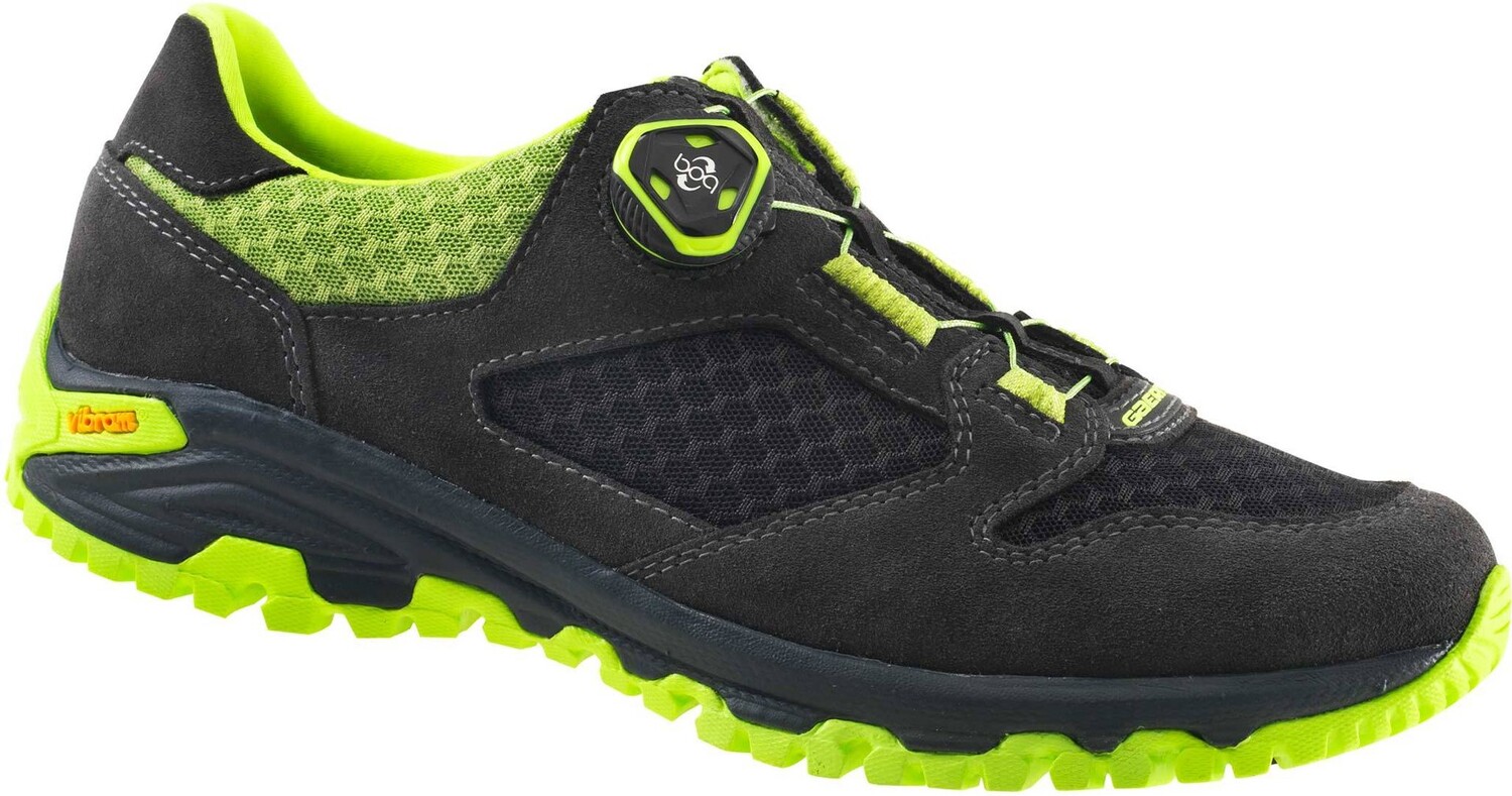 

Кроссовки Gaerne G.Volt Vibram, черный/салатовый
