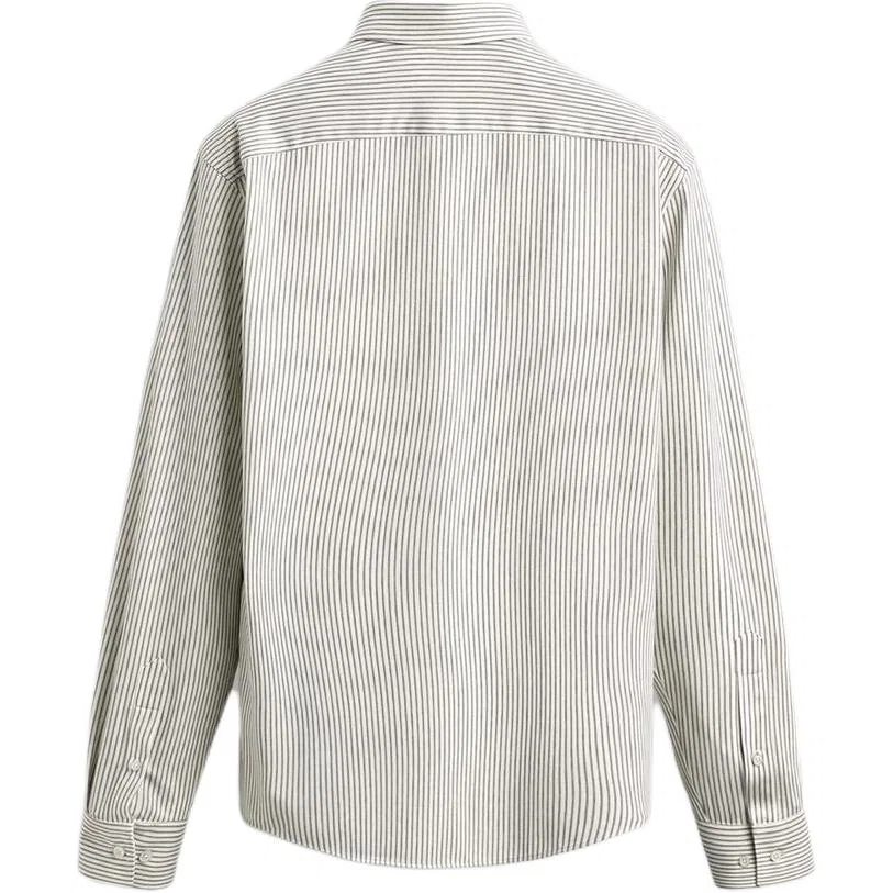 Мужская рубашка с принтом Shirts Men's White/Gray ZARA, White/Gray — фото 3