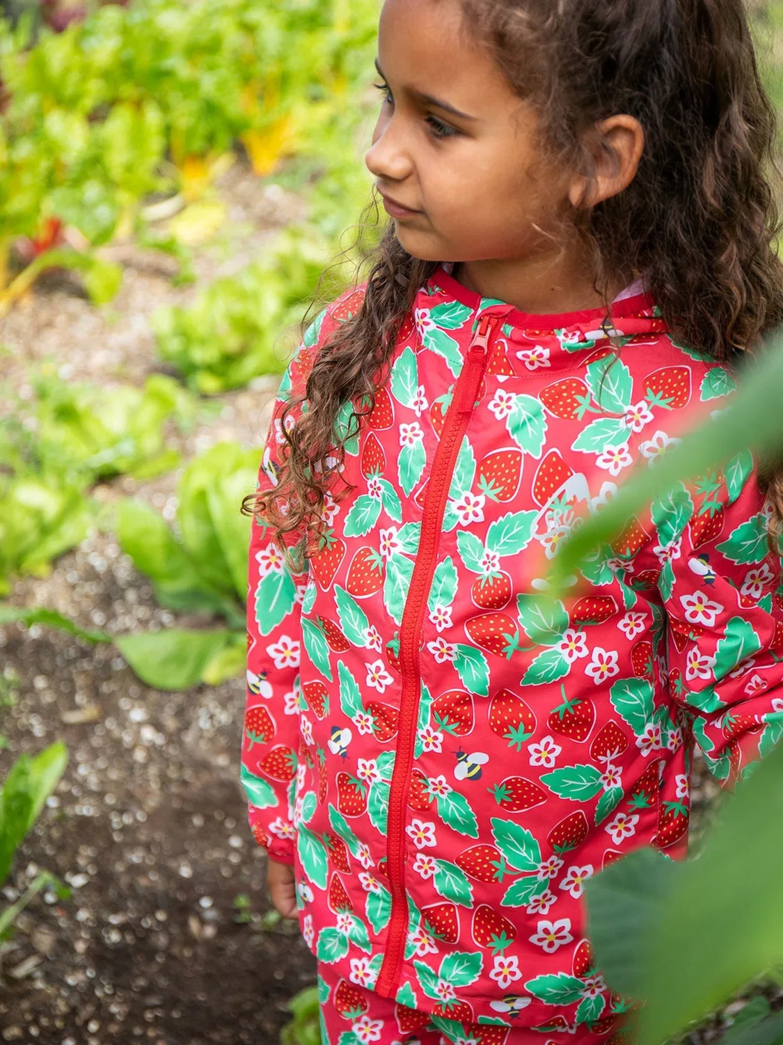 Куртка водонепроницаемая с динозаврами Frugi, розовый