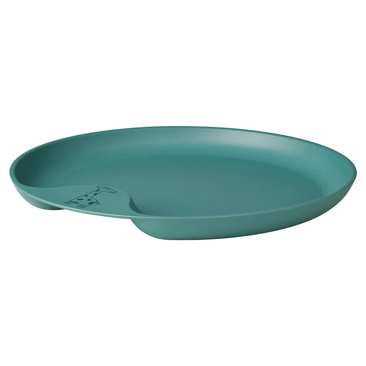 Детская тарелка Mepal Mio, бирюзовая, 22 см, Deep Turquoise — фото 2