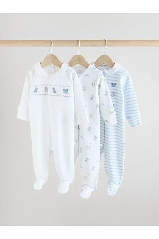 Детский комбинезон-пуховик с принтом Next Baby, Blue