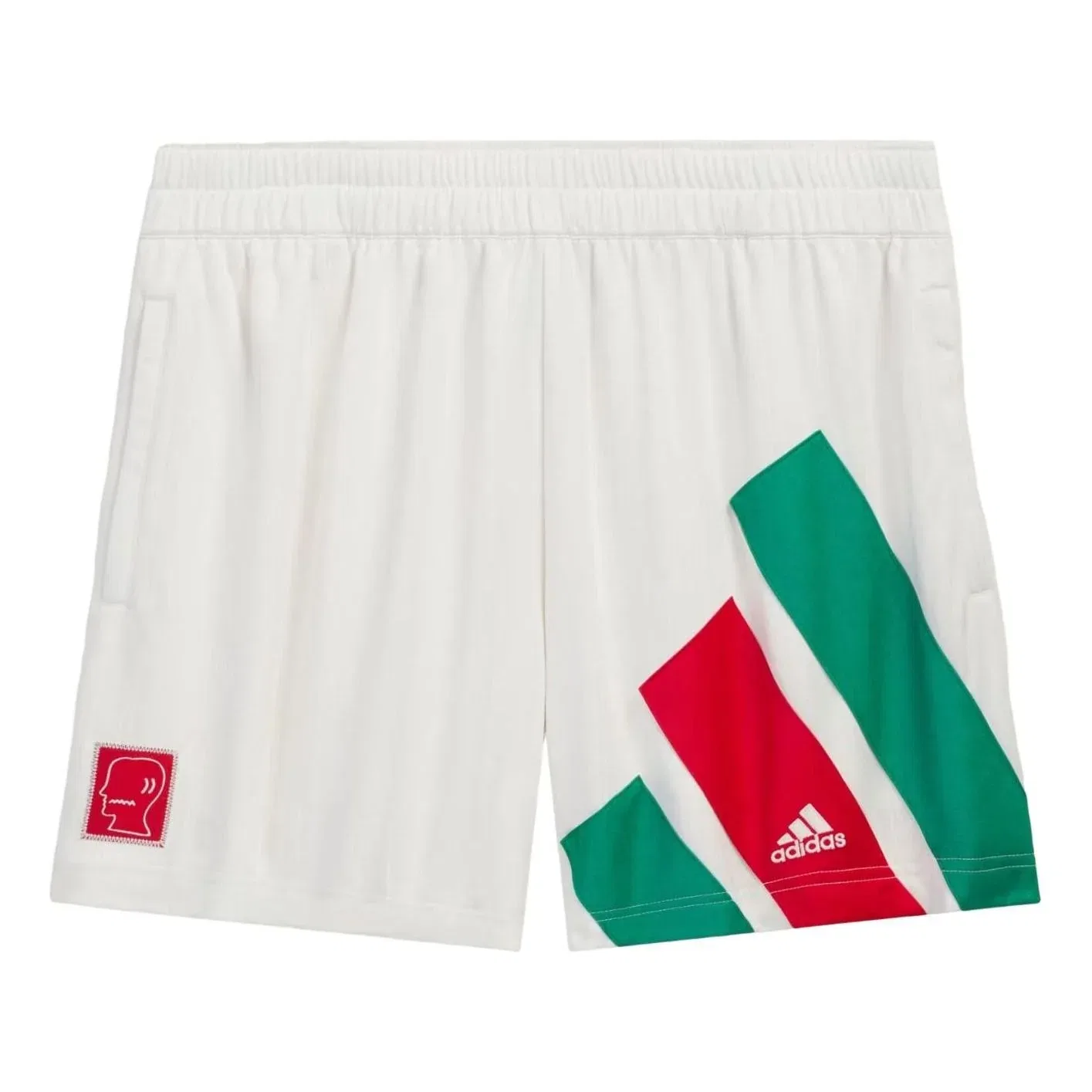 Мужские шорты с принтом Adidas x Brain Dead x Disney Short Asia Sizing Chalk White KR2692, белый