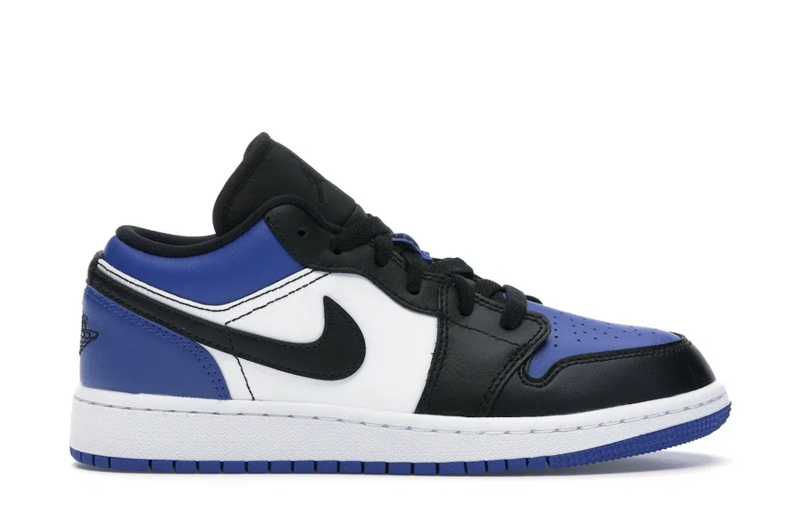 Детские кроссовки Lifestyle с низким верхом Jordan 1 Low Royal Toe Jordan, Sport Royal White Black