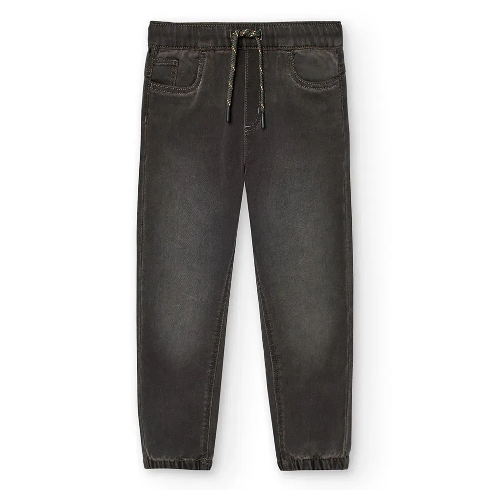 Джинсовые брюки Boboli Denim Knit, черный