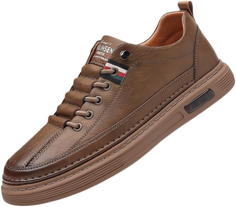 

Модные и дышащие мужские спортивные кроссовки, Повседневный стиль, стильные и универсальные, подходят для походов и активного отдыха, а также для повседневной носки и деловых случаев Hoalox, темно-коричневый